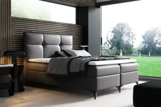 Boxspringbett Schlafzimmerbett FAITH 160x200cm inkl.Bettkasten