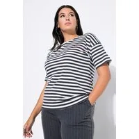 Studio Untold T-Shirt T-Shirt Streifen Stick Halbarm