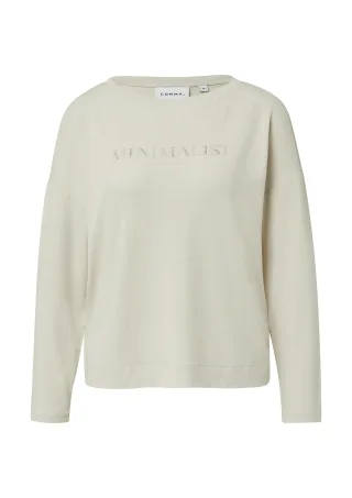 comma - T-Shirt beige - Gr. - 42