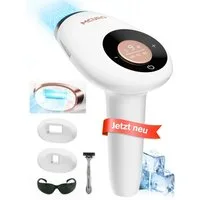 MCURO IPL-Haarentferner Laser Haarentfernung mit Einfrierpunktfunktion, 990,000 Lichtimpulse, 9 Energiestufen Hohe Energiedichte von 21 J / 3,3 cm², Haarentfernung Laser für Männer, Frauen, Achseln, Beine, Körper