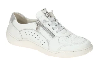 Waldl?ufer Damen Halbschuhe wei?/silber K-MILENA 612005 bequem flexibel normal