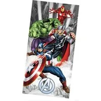 MTOnlinehandel Badetuch Avengers 70x140 cm, 100 % Baumwolle, Marvel's Avengers Heroes, Baumwolle (1-St), Captain America, Iron Man, Hulk & Thor Bade- / Strandtuch für Kinder