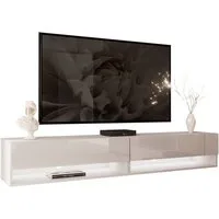 Lookway Lowboard CALANTE 180 cm RTV Hängeschrank mit LED-Beleuchtung