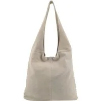 BRISE TASCHE Schultertasche Wildleder Shopper – große Damen Schultertasche, Veloursleder Tasche (Einzeln, 1x Wildleder Umhängetasche), Echtleder Wildleder Verstellbarer Schulterriemen Zeitloses Design