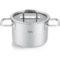 Fissler Kochtopf Viseo® Pro, Edelstahl 18/10 (1-tlg), Edelstahl-Kochtopf mit Glasdeckel und Superthermic Boden