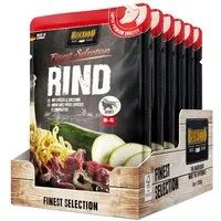 Belcando Rind mit Spätzle & Zucchini - Premium Nassfutter in Frischebeuteln 6x300g, Nassfutter für: Hunde