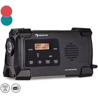 Auna Patagonia DAB+ Radio (DAB / DAB+ und FM-Radio, Outdoor Radio Solar Akku -Aufladung)