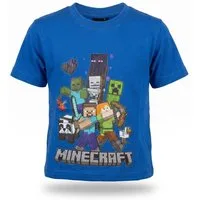 Minecraft Print-Shirt Minecraft Gamer Kinder T-Shirt Kurzarm Shirt 100% Baumwolle (1-tlg) Gr. 116 bis 146