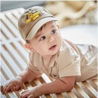 MAXIMO Baseball Cap Bagger-Motiv, mit Stickerei, mit Klettverschluss, Baumwolle