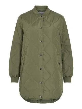 VILA - VITATE L/S QUILT JACKET - NOOS Olivine - Gr. - 36