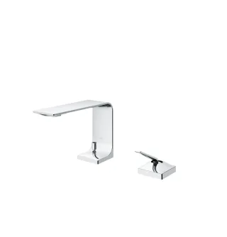 TOTO Zweiloch-Einhebel- Waschtischmischer ZL, Ausladung 144mm, mit Schaftventil, TLP02301E TLP02301E