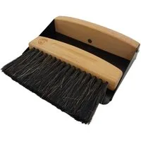 BURI Kehrgarnitur Tischkehrset Krümelbürste Natur Tischbesen mini Handfeger Besen magnet, Naturprodukt