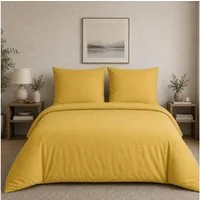 ROLFNERS Bettwäsche 200x200 cm Bettgarnitur Bettbezug Baumwolle 3 tlg, Bettwäsche, 100% Baumwolle, Hautfreundlich, Qualität, Strapazierfähig