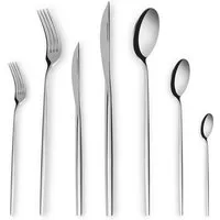 Karaca Besteck-Set Karaca Mild Besteckset für 12 Personen 84-teilig Edelstahl Silber (84-tlg), 12 Personen, 316+ Edelstahl, bruchfest rostfrei