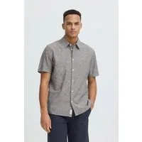 Blend Leinenhemd BHAban Slub Linen Mix Leinen-Mix Hemd in Melange-Optik