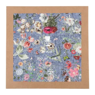 prince bowtie - Einstecktuch Blume m-blau - Gr. - OS