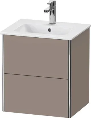 Duravit XSquare Waschtischunterbau wandhängend Basalt Matt 510x418x560 mm - XS430604343 XS430604343