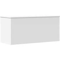 vidaXL Aufbewahrungsbox Truhe Weiß 100x42x46 cm Holzwerkstoff (1 St)