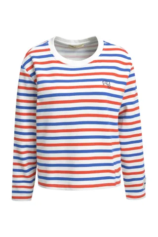 Smith&Soul - Boxy Sweatshirt Soul Studio Striped - Gr. - XXL