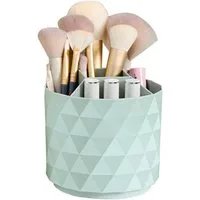 FELIXLEO Make-Up Organizer Make up Organizer 360 Drehbar Pinselhalter Schminktisch Grün, 1-tlg.