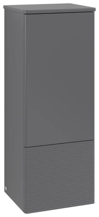 Villeroy & Boch MS Antao 414x1039x356mm m Bel. 1trg. A:li Fr m Str Anthracite Matt Lacquer L43100GK