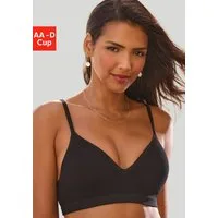 LASCANA Push-up-BH COMFY BRA ohne Bügel aus Baumwolle mit Struktur, bequemer BH