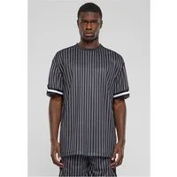 URBAN CLASSICS T-Shirt Oversized Striped Mesh Tee