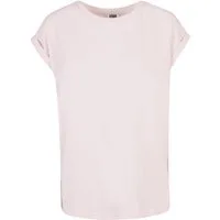URBAN CLASSICS Kurzarmshirt Urban Classics Damen Ladies Organic Extended Shoulder Tee (1-tlg)
