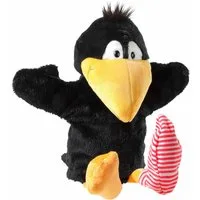 Heunec® Handpuppe Rabe Socke, enthält recyceltes Material
