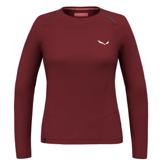 SALEWA - Pedroc Dry'Ton T-Shirt Damen - Rot (Gr.38)