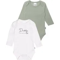 Liliput Body Daddy I cant wait to meet you im 2er-Pack mit praktischen Druckknöpfen