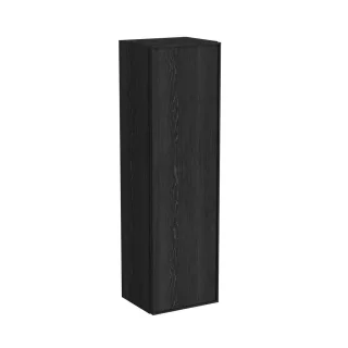 VitrA New Metropole Edge Halbhochschrank mit 1 Tür Türanschlag rechts 35 x 30 x 120 Schwarz,80544 80544