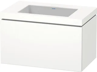 Duravit L-Cube c-bonded Set wandhängend Weiß 800x480x500 mm - LC6917N8484 LC6917N8484