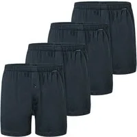 Schiesser Boxershorts 4er Pack Singel-Jersey (Spar-Set, 4-St) Boxershorts - Baumwolle - mit Eingriff - Atmungsaktiv