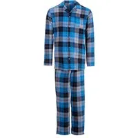 Henry Terre Pyjama Pyjama Set Langarm - Kent Karo allover