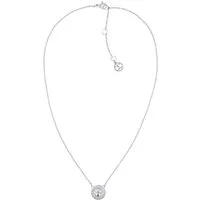 Tommy Hilfiger Kette mit Anhänger Schmuck Edelstahl Halsschmuck Ankerkette CASUAL, mit Glasstein