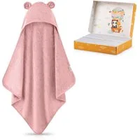 Fuchs & Panda Kapuzenhandtuch Kapuzenhandtuch Baby EXTRA dick, warm & weich aus 100% Bambus, 100% Bambus: Antimikrobiell, Atmungsaktiv, Hypoallergen, Superweich
