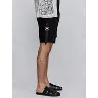 Siksilk Shorts SikSilk Herren Schwarze Flight Cargo Shorts