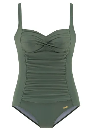 LASCANA - LASCANA Badeanzug oliv - Gr. - 38B
