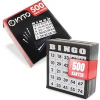 Kyto Spiel Kyto Bingo Karten Set 500 Stück, 500 verschiedene Karten