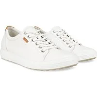 Ecco Soft 7 (Vollnarbenleder) weiss Damen Sneaker