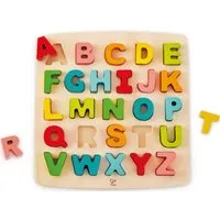 Hape Steckpuzzle Puzzle mit Großbuchstaben, 26 Puzzleteile