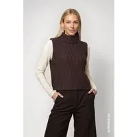 Monari Pullunder Pullunder Basic Chenille Regular fit mit Stehkragen