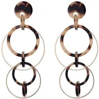 Firetti Paar Ohrstecker bewegliche Kreise