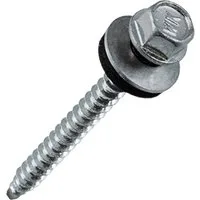 Schrauben-Set 250 Stück Trapezblechschrauben Bohrschrauben 4,8 x 35mm Ral 9006