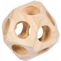 DUVO+ Tier-Beschäftigungsspielzeug Duvoplus Holz-Spielball