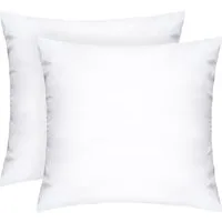 Komfortec Microfaserkissen Set, Oeko-TEX Zertifiziert Kopfkissen, Füllung: Mikrofaserkügelchen, Bezug: Mikrofaser, 2-tlg., 40x40 cm, Dekokissen