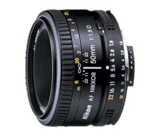Nikon 50mm 1:18 D [für Nikon F] schwarz