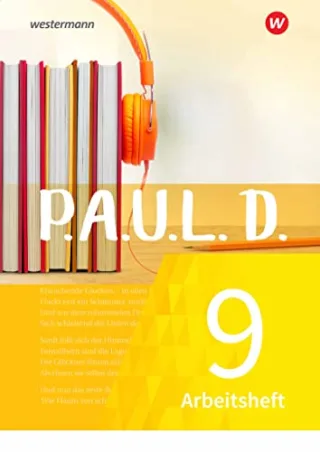 P.A.U.L. D. - Persönliches Arbeits- und Lesebuch Deutsch - Für Gymnasien und Gesamtschulen - Neubearbeitung: Arbeitsheft 9: Persönliches Arbeits- und Lesebuch Deutsch - mit Lösungen