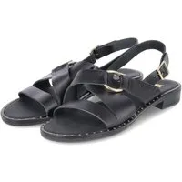Kaerlek Kaerlek 1588/8263 NERO Damen Glattleder black Sandalette